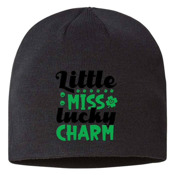 Little Miss Lucky Charm St Patrick's Day Sustainable Beanie
