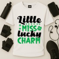Little Miss Lucky Charm St Patrick's Day Performance Shirt