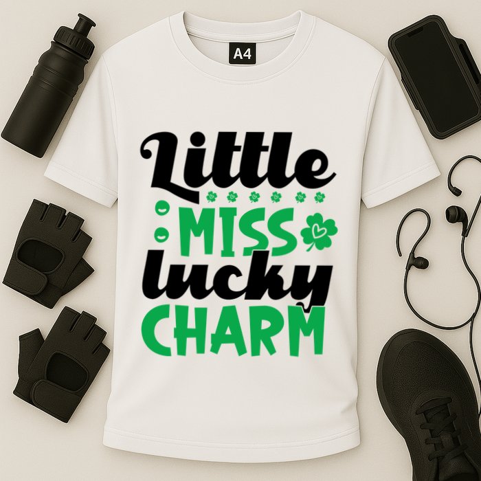 Little Miss Lucky Charm St Patrick's Day Performance Shirt