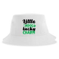 Little Miss Lucky Charm St Patrick's Day Sustainable Bucket Hat