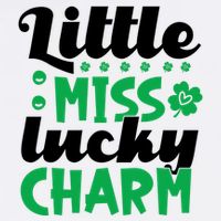 Little Miss Lucky Charm St Patrick's Day Sustainable Bucket Hat