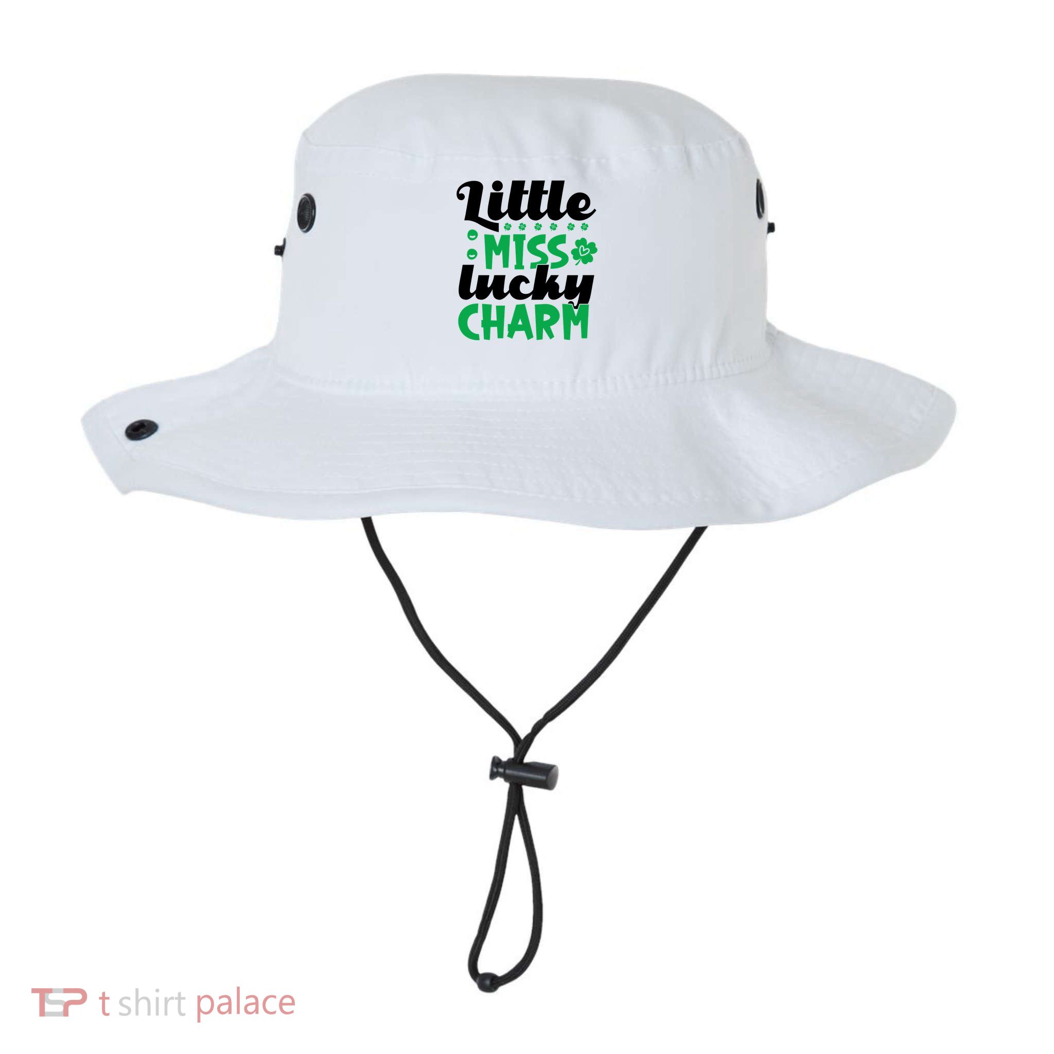 Little Miss Lucky Charm St Patrick's Day Bucket Hat