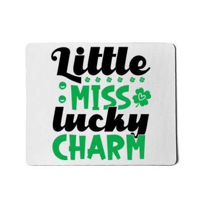 Little Miss Lucky Charm St Patrick's Day Mousepad