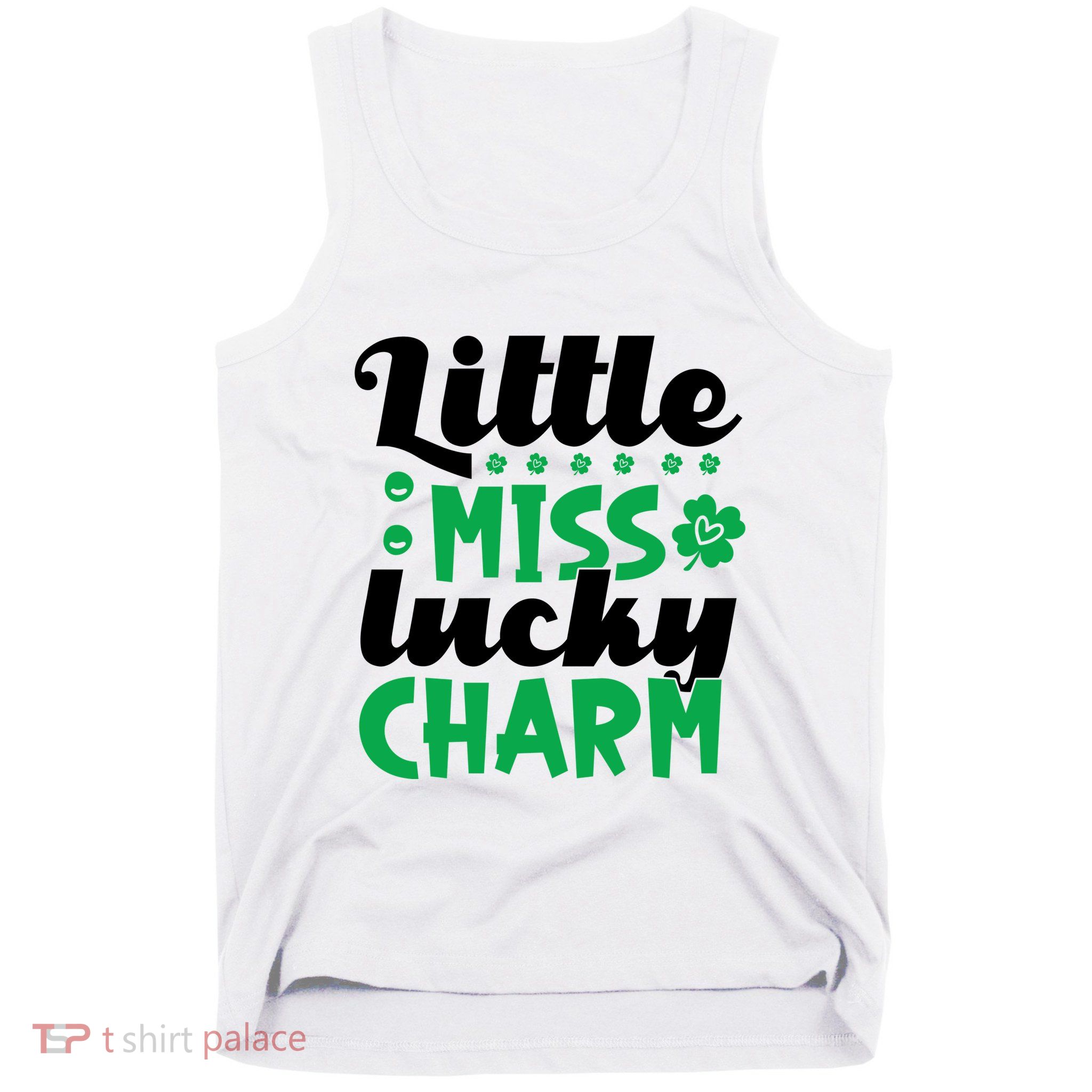 Little Miss Lucky Charm St Patrick's Day Tank Top