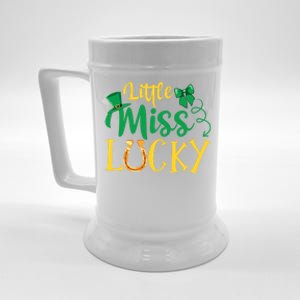 Little Miss Lucky Funny Gift St Patricks Day Cute Gift Beer Stein