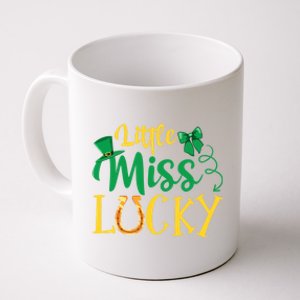 Little Miss Lucky Funny Gift St Patricks Day Cute Gift Coffee Mug