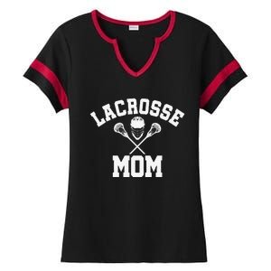 Lacrosse Mom Lax Sports Moms MotherS Day Gift Ladies Halftime Notch Neck Tee