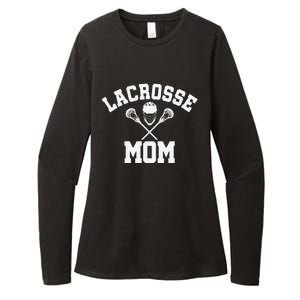 Lacrosse Mom Lax Sports Moms MotherS Day Gift Womens CVC Long Sleeve Shirt