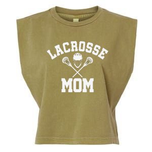 Lacrosse Mom Lax Sports Moms MotherS Day Gift Garment-Dyed Women's Muscle Tee