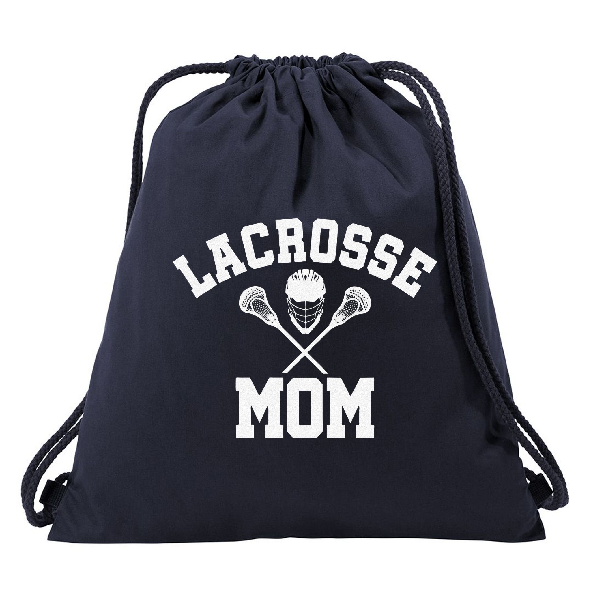 Lacrosse Mom Lax Sports Moms MotherS Day Gift Drawstring Bag