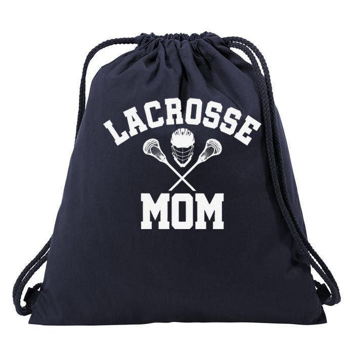 Lacrosse Mom Lax Sports Moms MotherS Day Gift Drawstring Bag