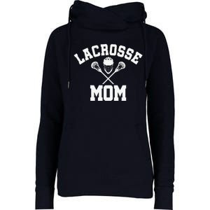 Lacrosse Mom Lax Sports Moms MotherS Day Gift Womens Funnel Neck Pullover Hood