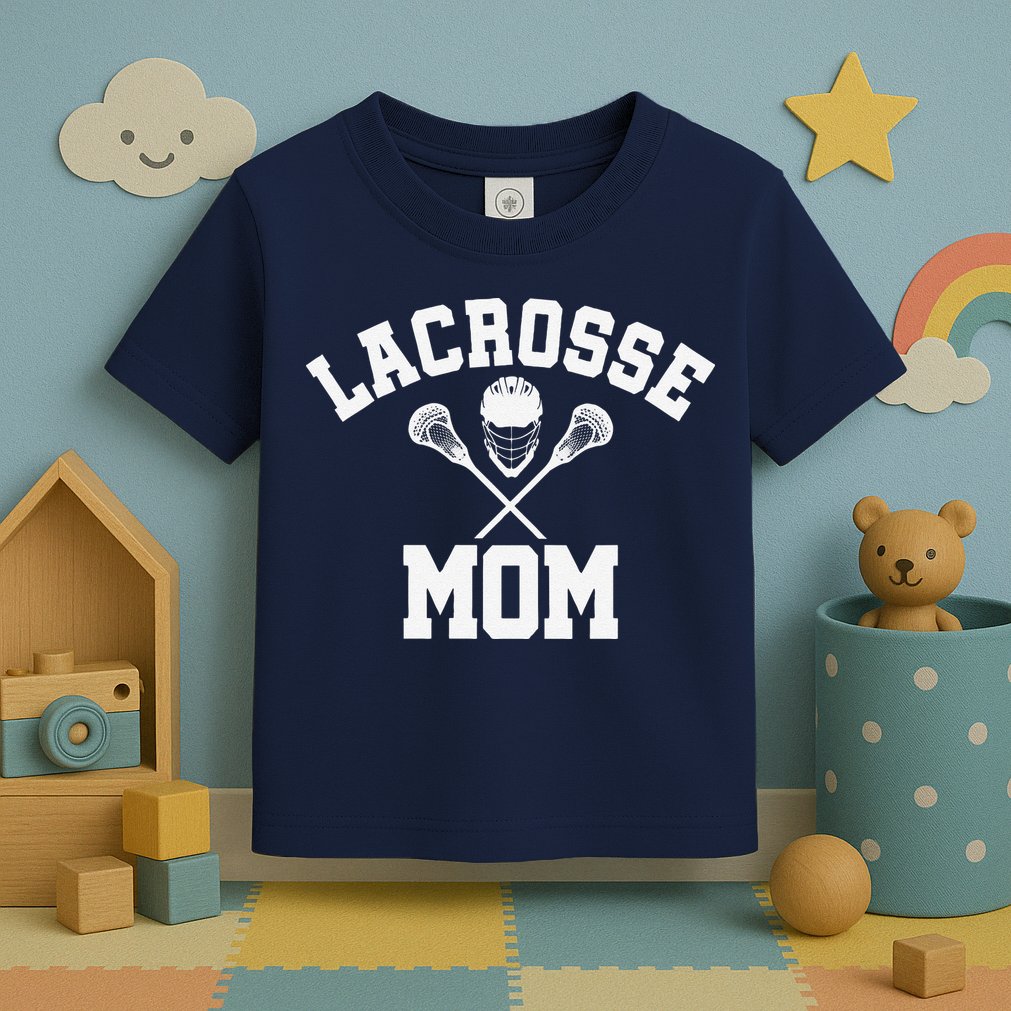 Lacrosse Mom Lax Sports Moms MotherS Day Gift Toddler T-Shirt