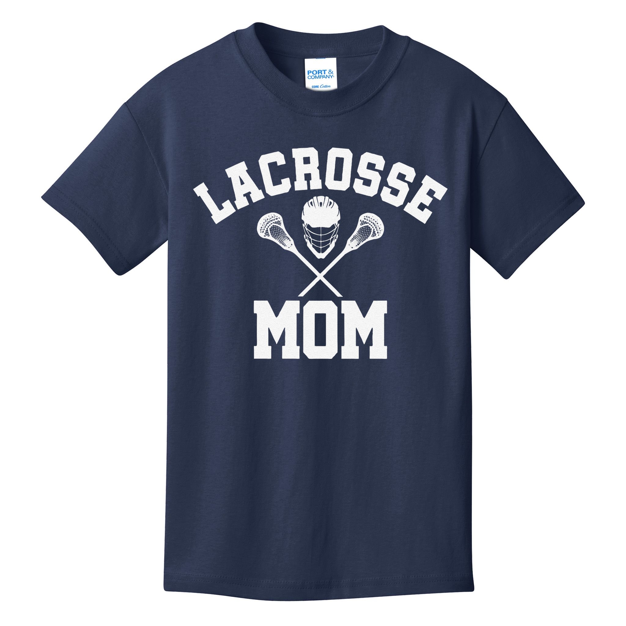 Lacrosse Mom Lax Sports Moms MotherS Day Gift Kids T-Shirt
