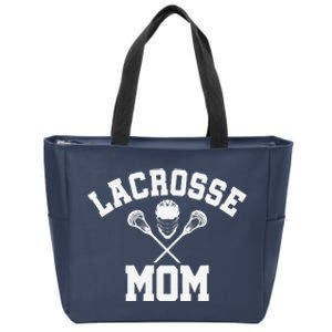 Lacrosse Mom Lax Sports Moms MotherS Day Gift Zip Tote Bag