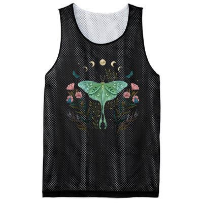 Luna Moth Mesh Reversible Basketball Jersey Tank