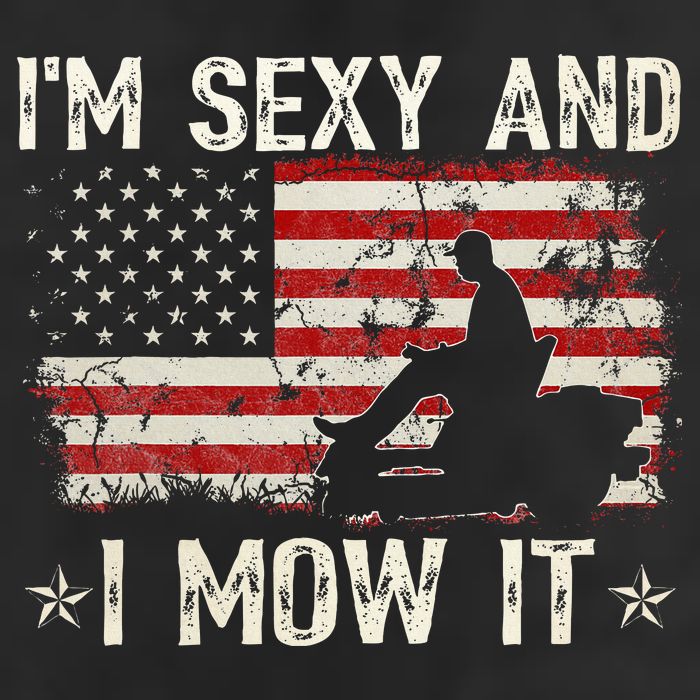 Lawn Mowing Landscaping IM Sexy And I Mow It Flag Golf Towel