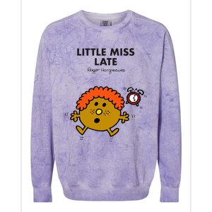 Little Miss Late Colorblast Crewneck Sweatshirt