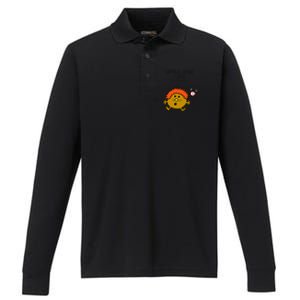 Little Miss Late Performance Long Sleeve Polo