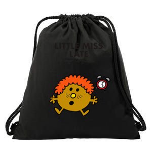 Little Miss Late Drawstring Bag