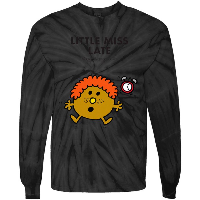 Little Miss Late Tie-Dye Long Sleeve Shirt