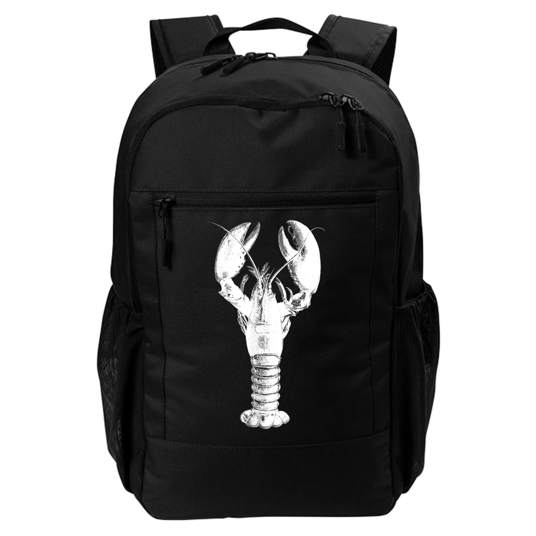 Large Maine Lobster in White Tee Backpack