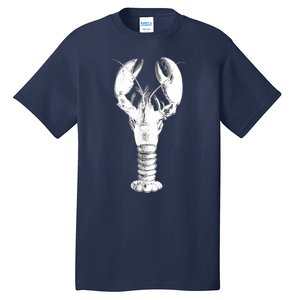 Large Maine Lobster in White Tee Tall T-Shirt