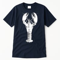 Large Maine Lobster in White Tee Tall T-Shirt