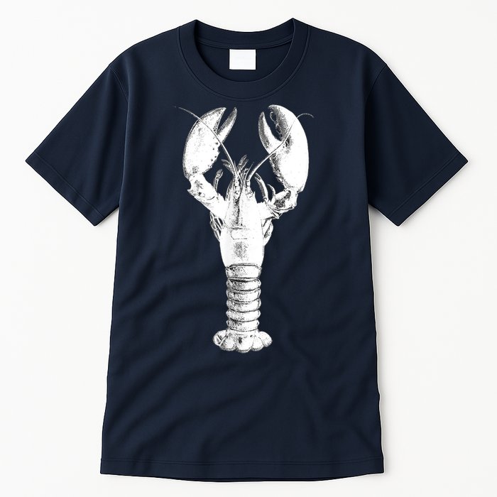 Large Maine Lobster in White Tee Tall T-Shirt