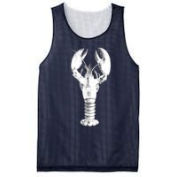 Large Maine Lobster in White Tee Mesh Reversible Basketball Jersey Tank