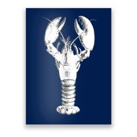 Large Maine Lobster in White Tee Poster