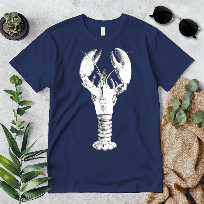 Large Maine Lobster in White Tee Premium T-Shirt