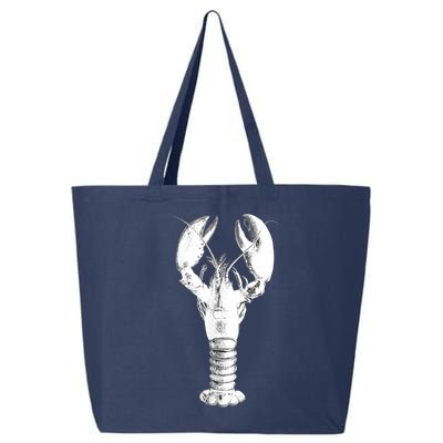 Large Maine Lobster in White Tee 25L Jumbo Tote