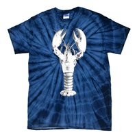 Large Maine Lobster in White Tee Tie-Dye T-Shirt