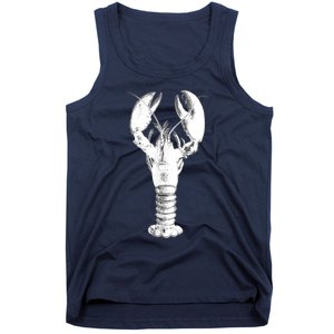 Large Maine Lobster in White Tee Tank Top