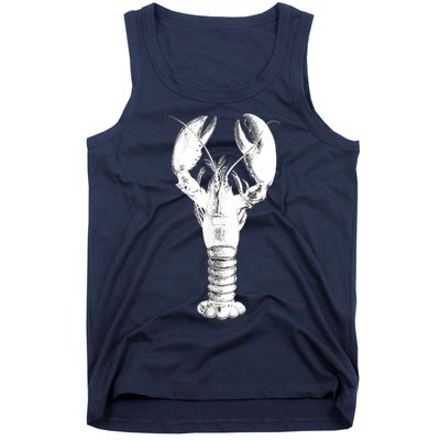 Large Maine Lobster in White Tee Tank Top