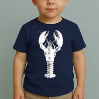 Large Maine Lobster in White Tee Toddler T-Shirt