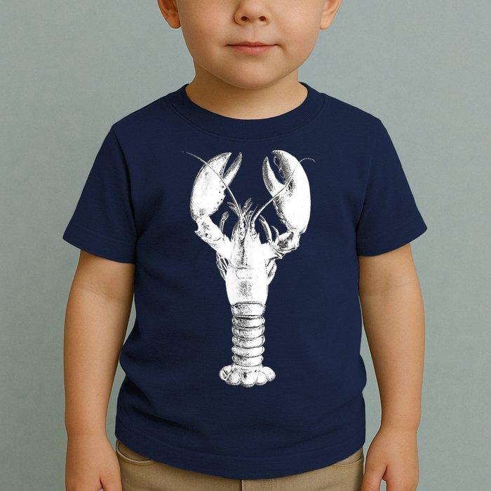 Large Maine Lobster in White Tee Toddler T-Shirt