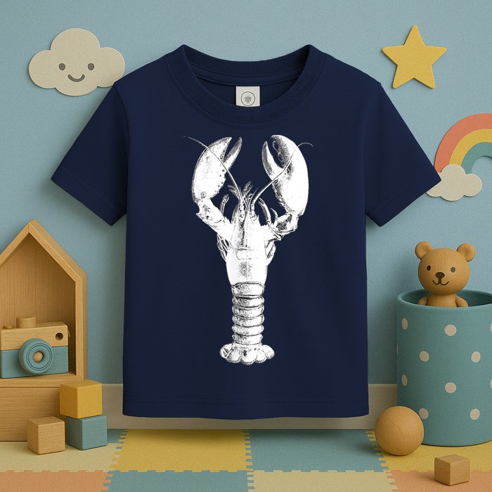 Large Maine Lobster in White Tee Toddler T-Shirt