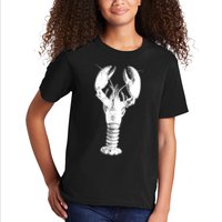 Large Maine Lobster in White Tee Kids T-Shirt