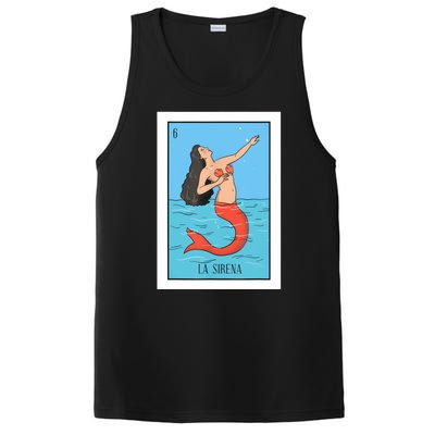 La Mermaid Lottery Gift The Mermaid Card Mexican Lottery PosiCharge Competitor Tank