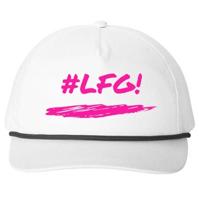 Lfg! Motivation Snapback Five-Panel Rope Hat