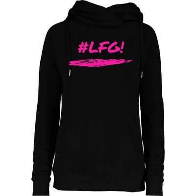 Lfg! Motivation Womens Funnel Neck Pullover Hood