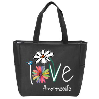 Love Marmee Life Zip Tote Bag