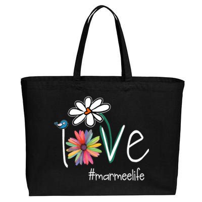 Love Marmee Life Cotton Canvas Jumbo Tote