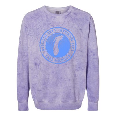 Lake Michigan Colorblast Crewneck Sweatshirt