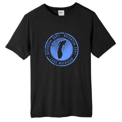 Lake Michigan Tall Fusion ChromaSoft Performance T-Shirt