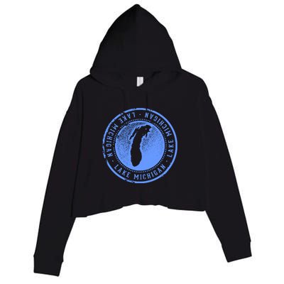 Lake Michigan Crop Fleece Hoodie