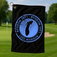 Lake Michigan Golf Towel