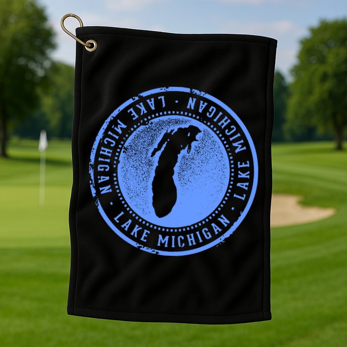 Lake Michigan Golf Towel